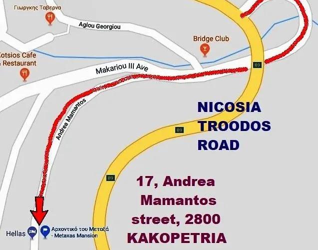 Metaxas Mansion * Kakopetriá